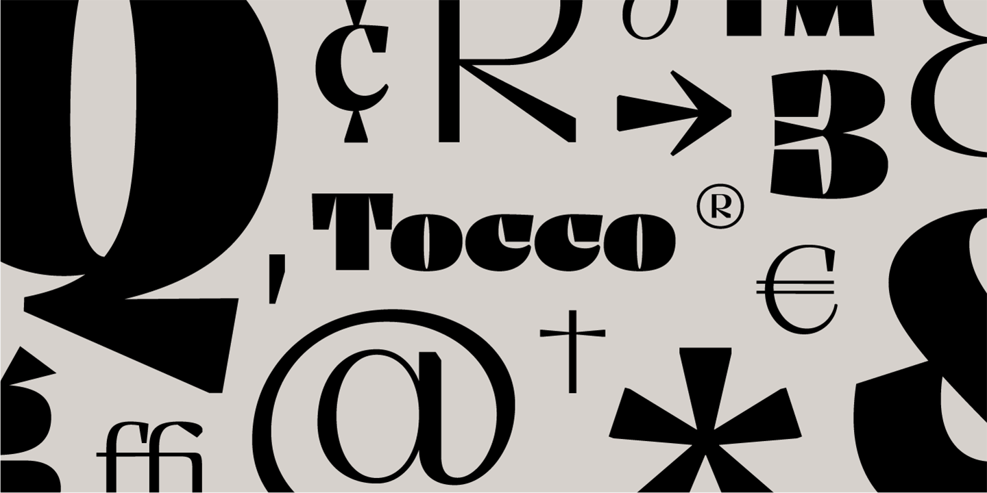 Tocco Regular Font preview